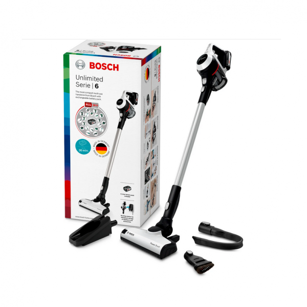Bosch BCS61113 Επαναφορτιζόμενη σκούπα STICK Unlimited White